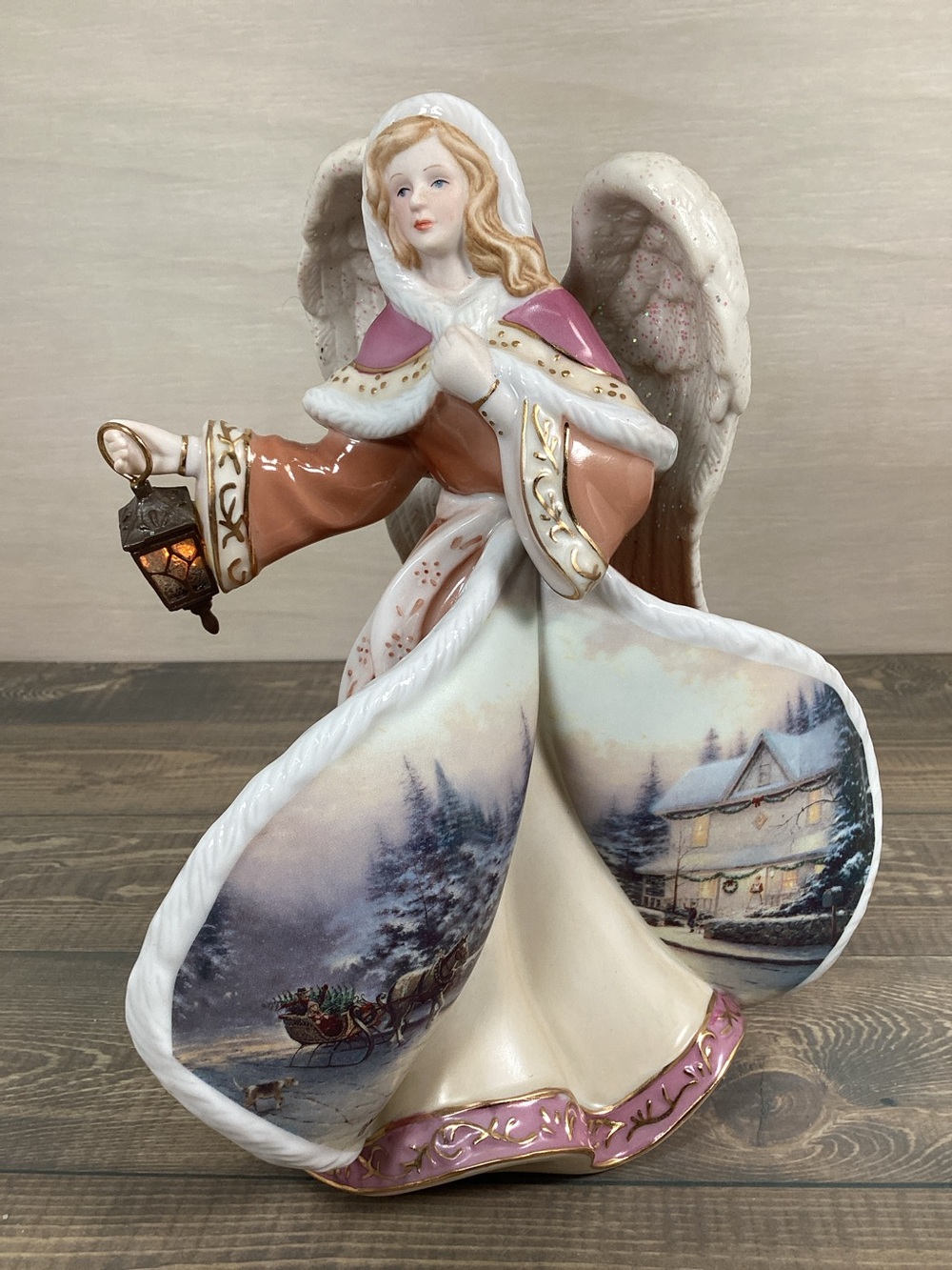 Thomas Kinkade’s “Angel Of Love” - 8th Issue In Winter Angels Of Light